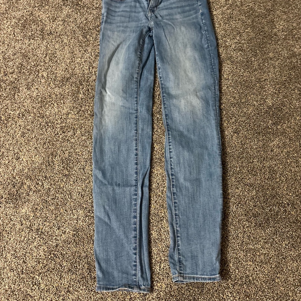 American Eagle Outfitters Light Blue Straight Leg Jeans